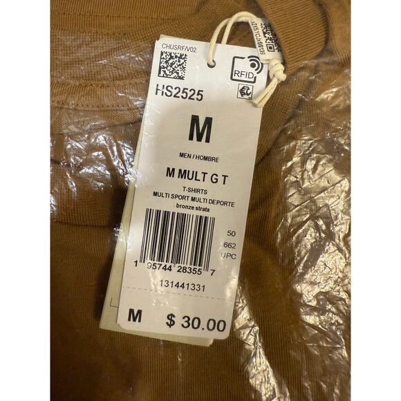 NEW Adidas Multi Linear Sportswear Graphic Tee Men’s Medium HS2525 Brown - Picture 6 of 8